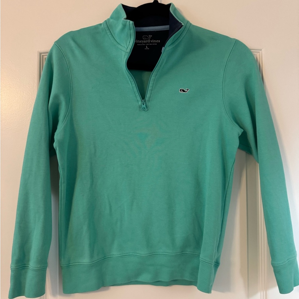 Vineyard Vines youth L  Teal Pullover